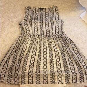 F21 embroidered chiffon dress